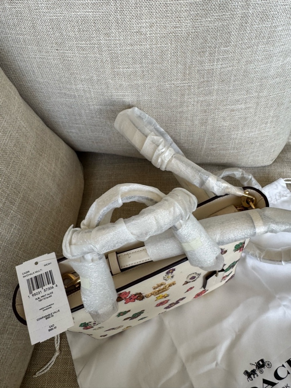 Coach Floral Alice tote bag NWT - Picture 14 of 14
